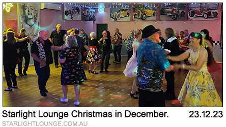 Starlight Lounge Christmas in December Dance : 23rd December 2023.