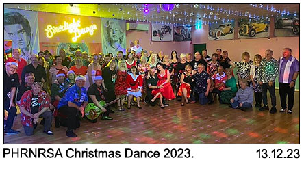 PHRNRSA Christmas Dance : 13th December 2023.