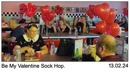 Starlight Lounge Be My Valentine Sock Hop : 13.02.2024.