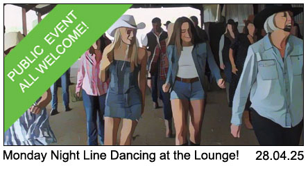 Monday Night Line Dancing Class 28th April 2025.