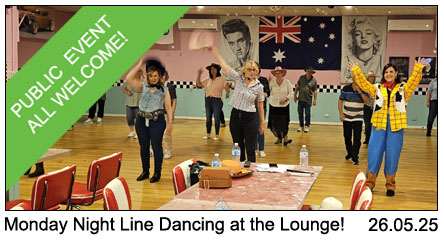 Monday Night Line Dancing Class 26th May 2025.