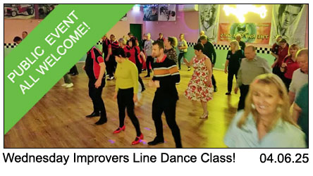 Wednesday Night Improver Beginners Line Dancing Class 4th June 2025.