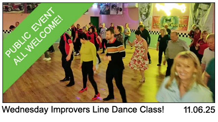 Wednesday Night Improver Beginners Line Dancing Class 11th June 2025.