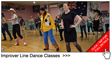 Improver Line Dance Classes.